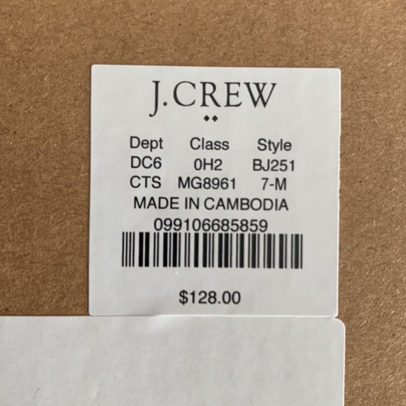 NWT J.CREW SNAKESKIN LOAFERS - Picture 7 of 7